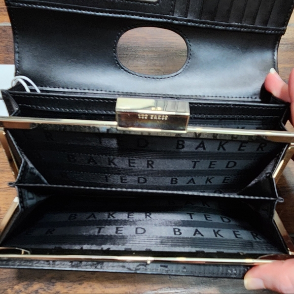 Ted Baker Blue Large Bobble Wallet - Picture 7 of 9